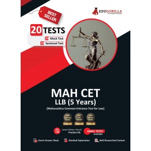 EduGorilla's MAH CET LLB 5 Years Exam 2022 (Maharashtra Common Entrance Test for Law) by EduGorilla Prep Experts, EduGorilla Community Pvt. Ltd. | MH-CET 